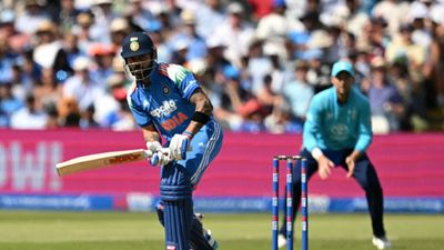 Virat Kohli needs just 4 runs in second ODI vs England to break Rahul Dravid's record of... Virat Kohli in this frame. (Getty)
