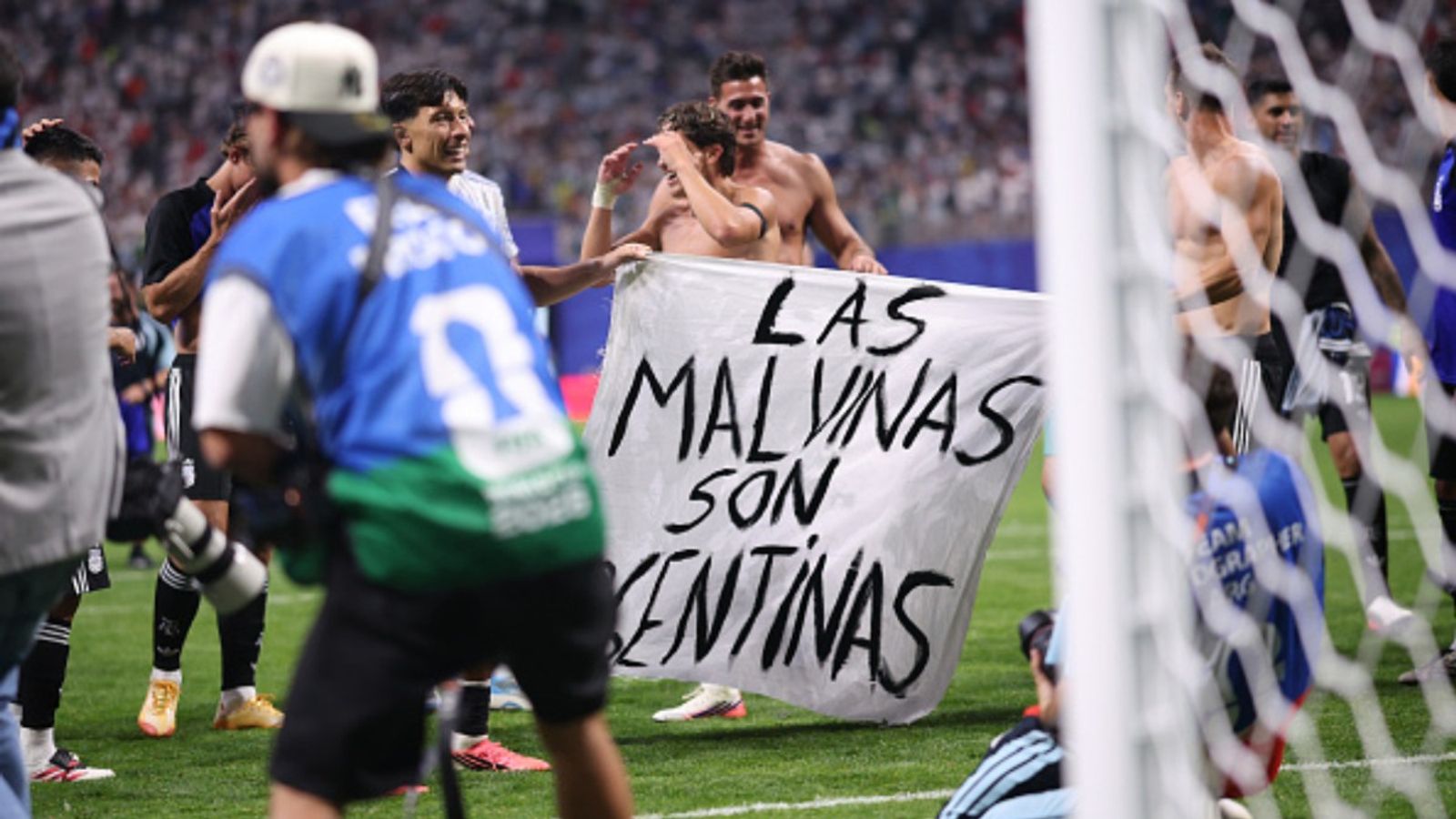Explained: Loophole that could help Argentina avoid FIFA sanction after Falklands flag controversy How Argentina can exploit loophole to avoid FIFA sanction for Falklands flag display (Getty)