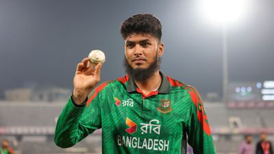 ZIM vs BAN: Rishad Hossain wreaks havoc as Bangladesh beat Zimbabwe by 34 runs Rishad Hossain in this frame. (Getty)