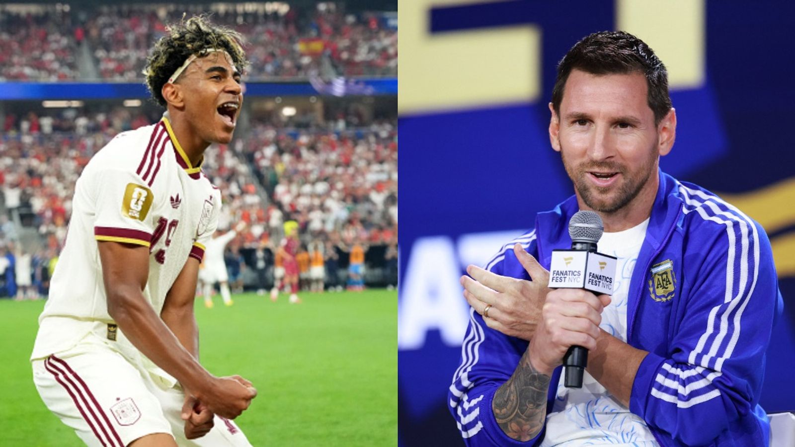 WATCH: Lionel Messi opens up on facing Lamine Yamal in FIFA World Cup 2026 final Lamine Yamal and Lionel Messi in this frame. (X)