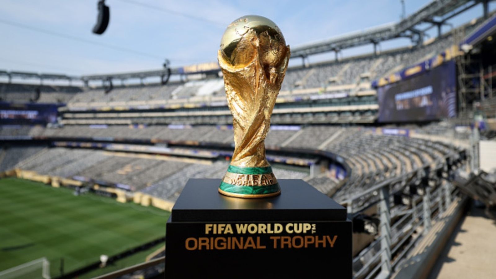 Explained: Why FIFA World Cup champions are handed a replica instead of the original trophy FIFA World Cup Trophy in the frame (Getty)