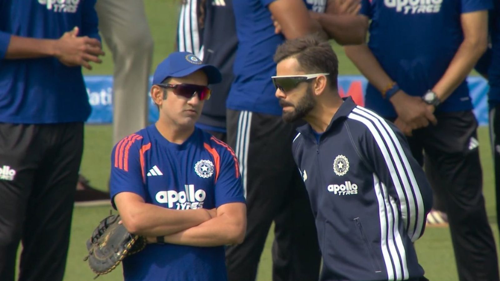 Rumour mills shut down, Kohli and Gambhir visuals at Lord's prove all is well in Indian dressing room Rumour mills shut down, Kohli and Gambhir visuals at Lord's prove all is well in Indian dressing room. (Screenshot)