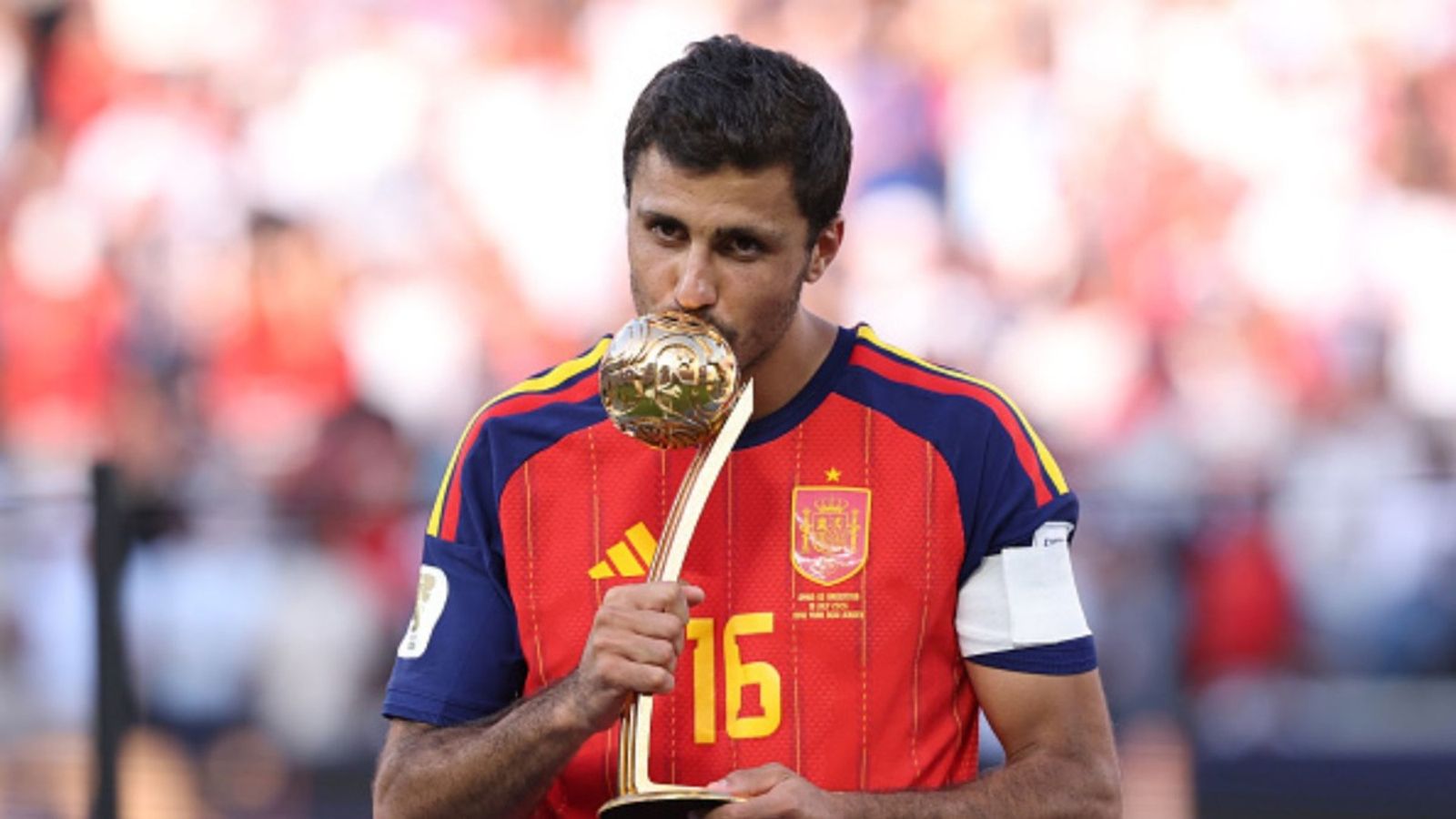 Rodri named Best Player of the 2026 World Cup as Spain wins second World Cup beating Argentina Rodri in the frame (Image via Getty)