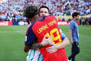 Watch: Messi and Yamal share emotional hug after Spain’s World Cup Triumph SportsTak