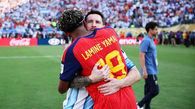 Watch: Messi and Yamal share emotional hug after Spain’s World Cup Triumph Watch: Messi and Yamal share emotional hug after Spain’s World Cup Triumph