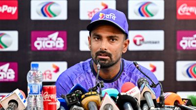 Bangladesh T20I captain Litton Das under BCB scanner for alleged code of conduct breach Liton Das in this frame. (Getty)