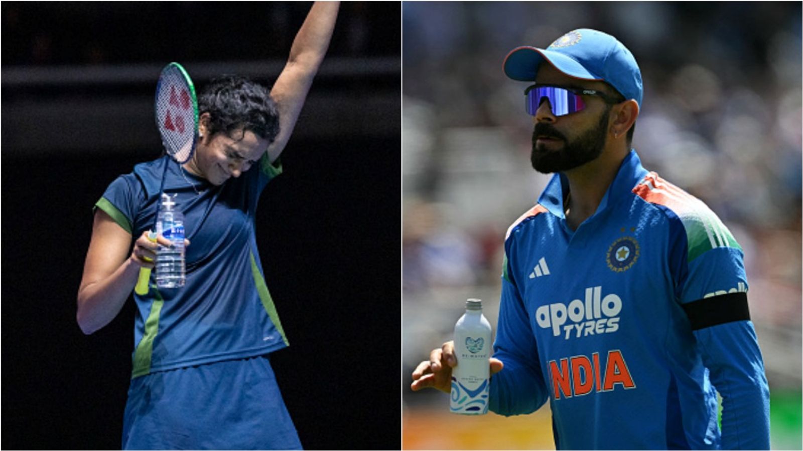 'I reached out to him at one of the lowest points of my career': PV Sindhu reveals how Virat Kohli helped her stage comeback India shuttler PV Sindhu celebrates his win; Virat Kohli in action during ODI series against England.