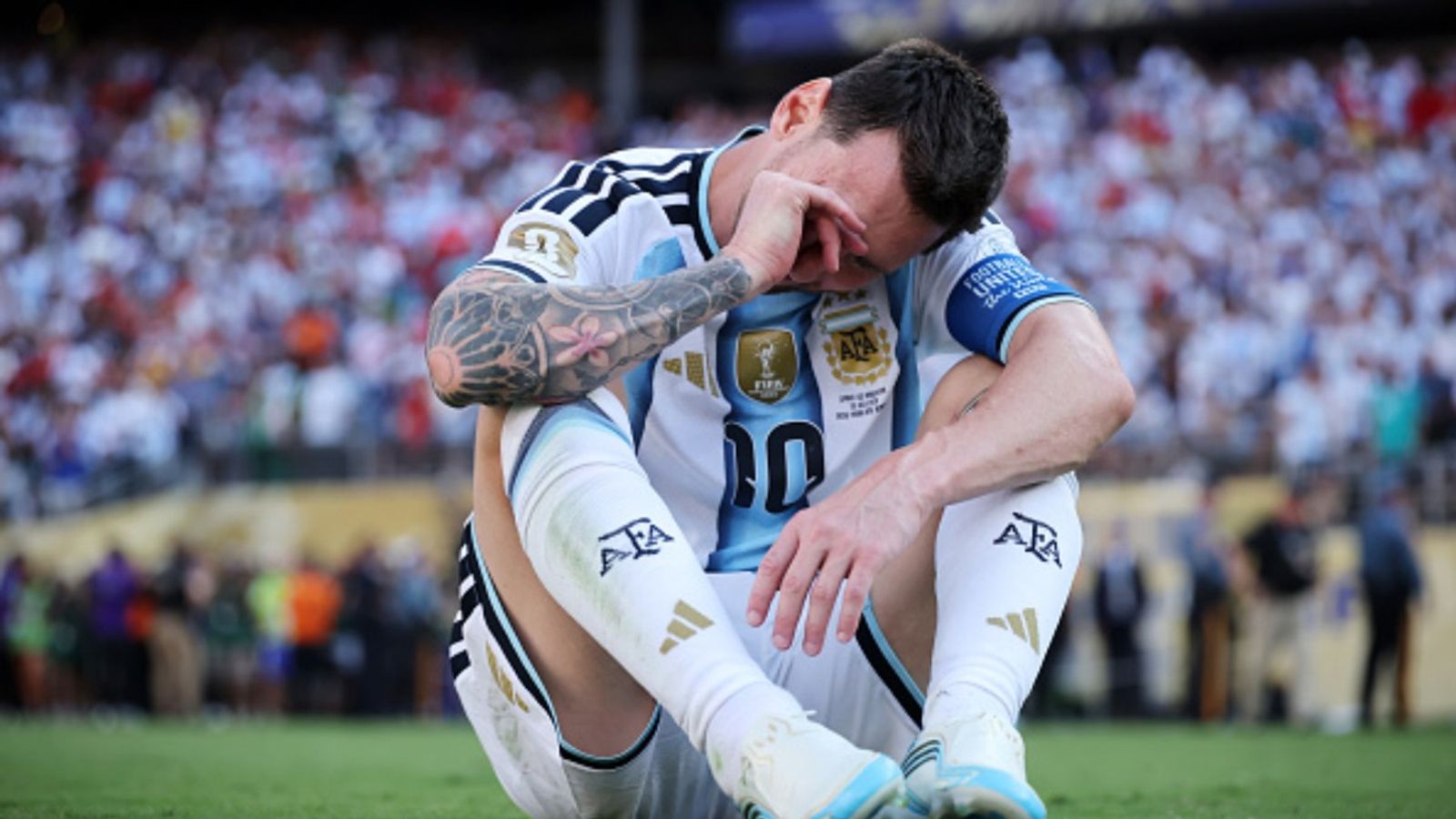 'The pain is immense...': Lionel Messi breaks silence after FIFA World Cup final heartbreak Lionel Messi in this frame. (Getty)