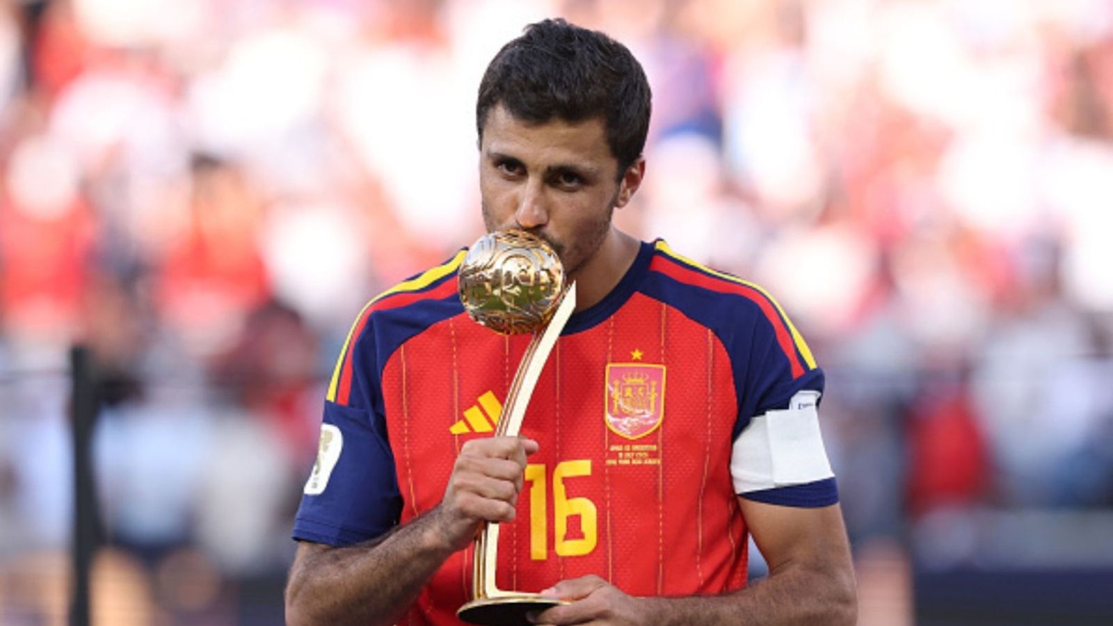 List of Golden Ball legends as Rodri crowned 2026 Best Player Rodri in the frame (Image vi Getty)