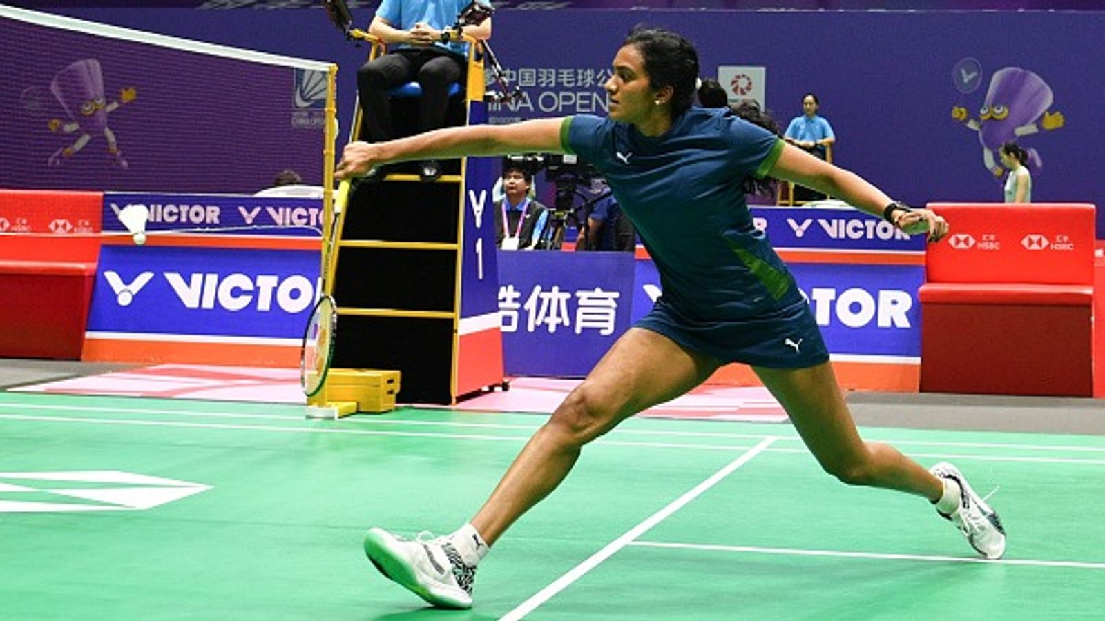 PV Sindhu loses to World No.4 in marathon 1 hour 29-minute China Open pre-quarters clash PV Sindhu of India competes in the Women's Singles Round of 16 match against Chen Yufei of China on day 3 of the China Open 2026 at Changzhou Olympic Sports Center Gymnasium on July 23, 2026 in Changzhou, Jiangsu Province of China.