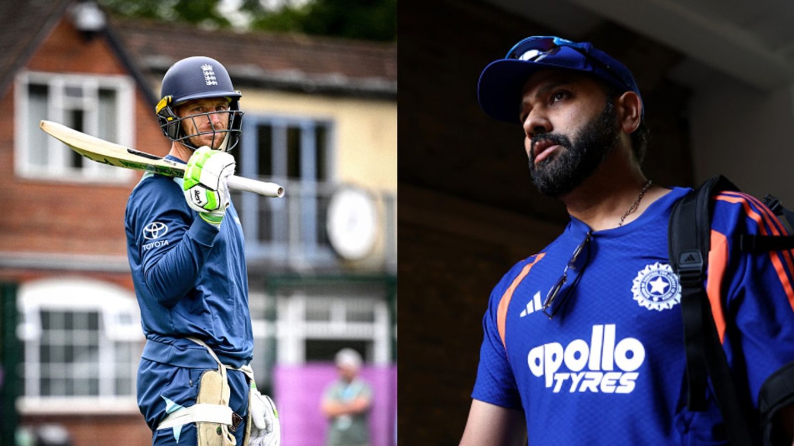 Jos Buttler touched by special gift from Rohit Sharma, pens emotional post England's Jos Buttler (L) and India's Rohit Sharma in frame. (Getty)