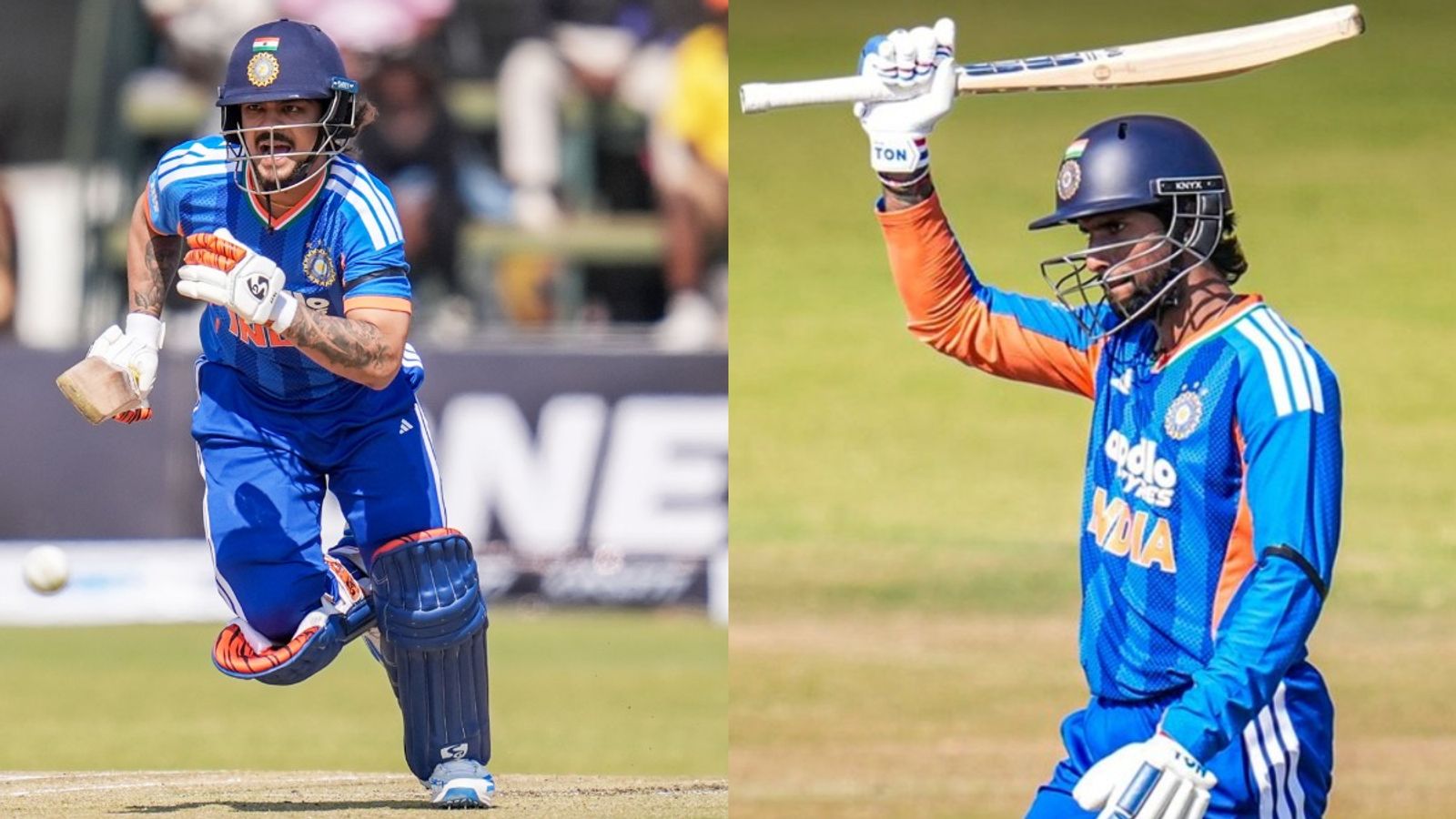IND vs ZIM: Tilak-Ishan's heroics power India to 90-run win over Zimbabwe in 2nd T20I to seal series 2-0 India's Ishan Kishan (L) and Tilak Varma in frame. (Getty)