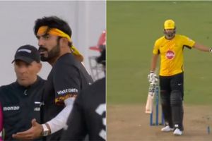 RCB's Tim David questions Pakistan spinner Usman Tariq's bowling action, asks for no-ball via review in The Hundred SportsTak