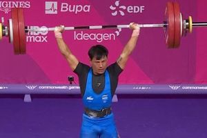 Manipur weightlifter Rishikanta Singh scripts CWG record to gift India coveted silver medal in 60kg category SportsTak