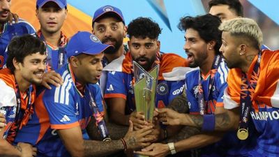 T20 World Cup set for expansion, 24 teams likely from this edition Indian team players lifting T20 World Cup 2026 trophy.