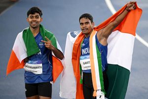 Gavit, Basil win gold and silver in men's 100m T47 final to create CWG history SportsTak
