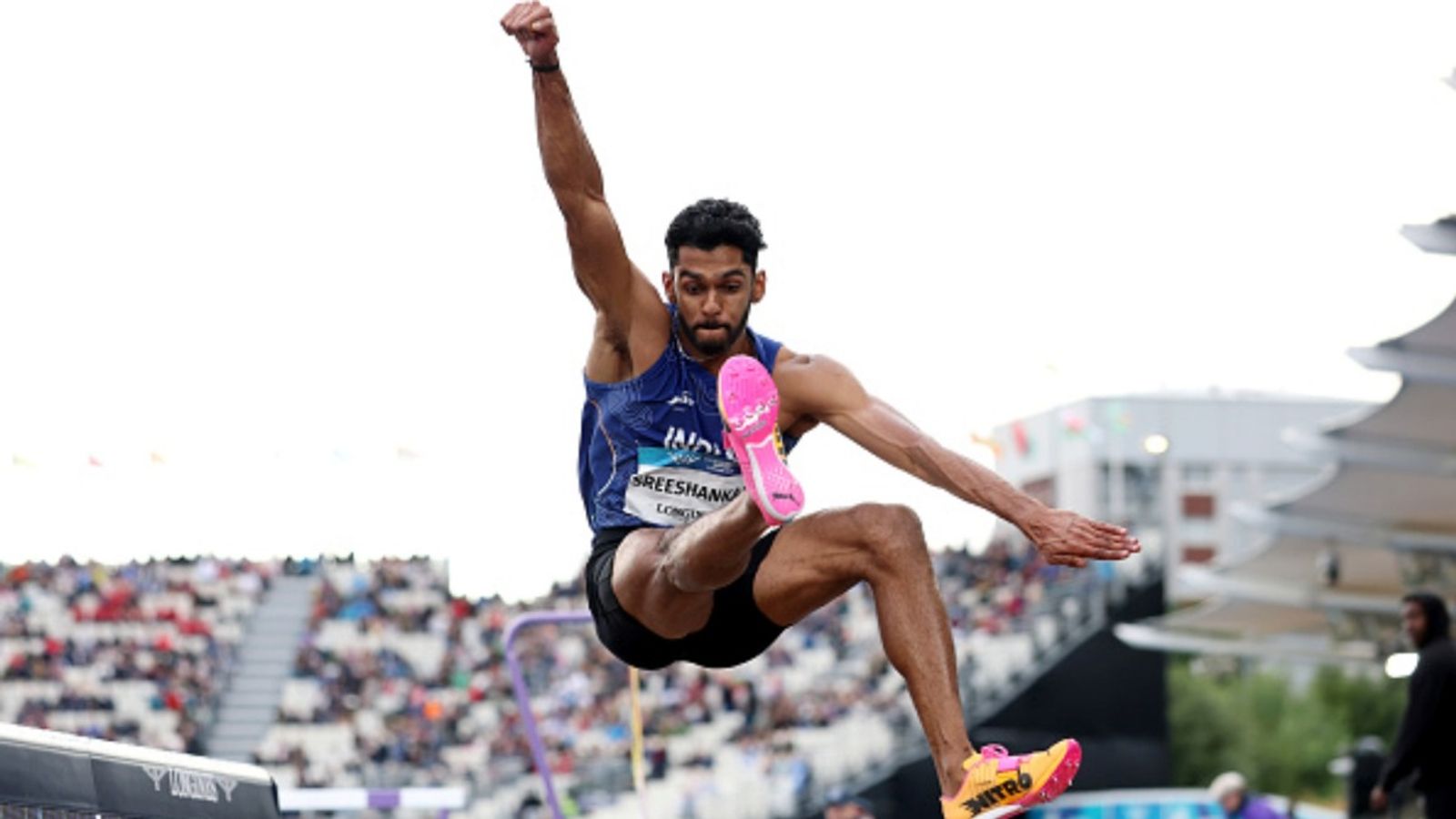 Long jumper Murali Sreeshankar wins 2nd consecutive CWG silver, loses gold to Tajay Gayle by 6cm Murali Sreeshankar of Team India competes in the Men's Long Jump Final during the Athletics on day six of the Glasgow 2026 CWG at Scotstoun Stadium on July 29, 2026.