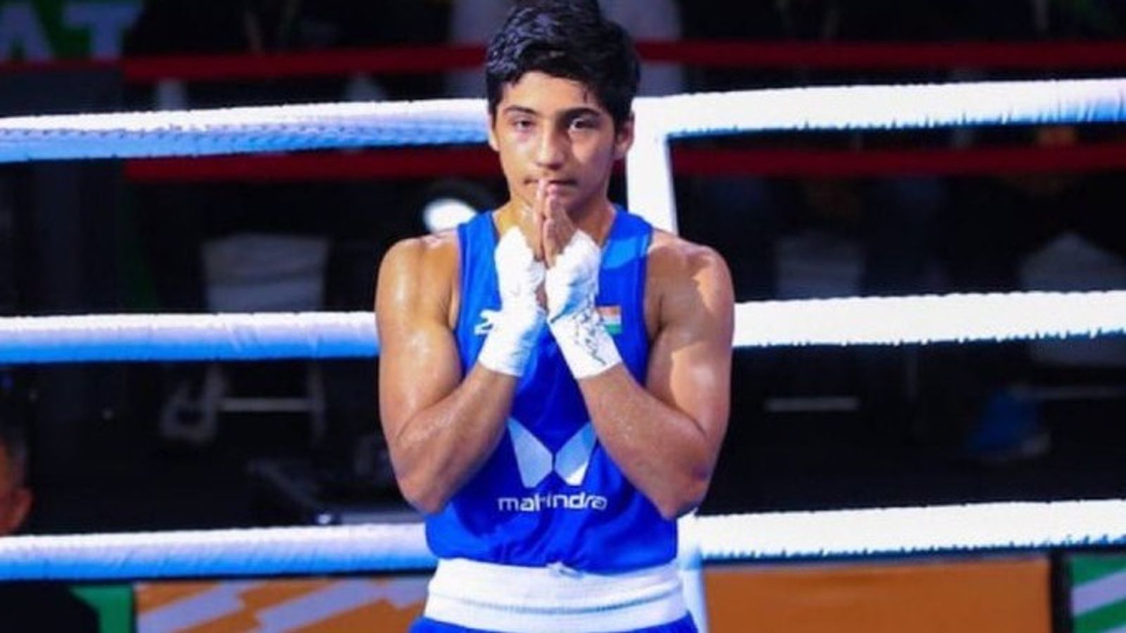 Preeti Pawar becomes 1st Indian boxer to storm into CWG 2026 final after outpunching Zambia's Catherine India's star boxer Preeti Panwar in this frame. (X)