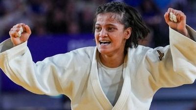 Asmita Dey scripts history, becomes first-ever Indian judoko to clinch gold in Commonwealth Games India's star judoka Asmita Dey in frame. (X)
