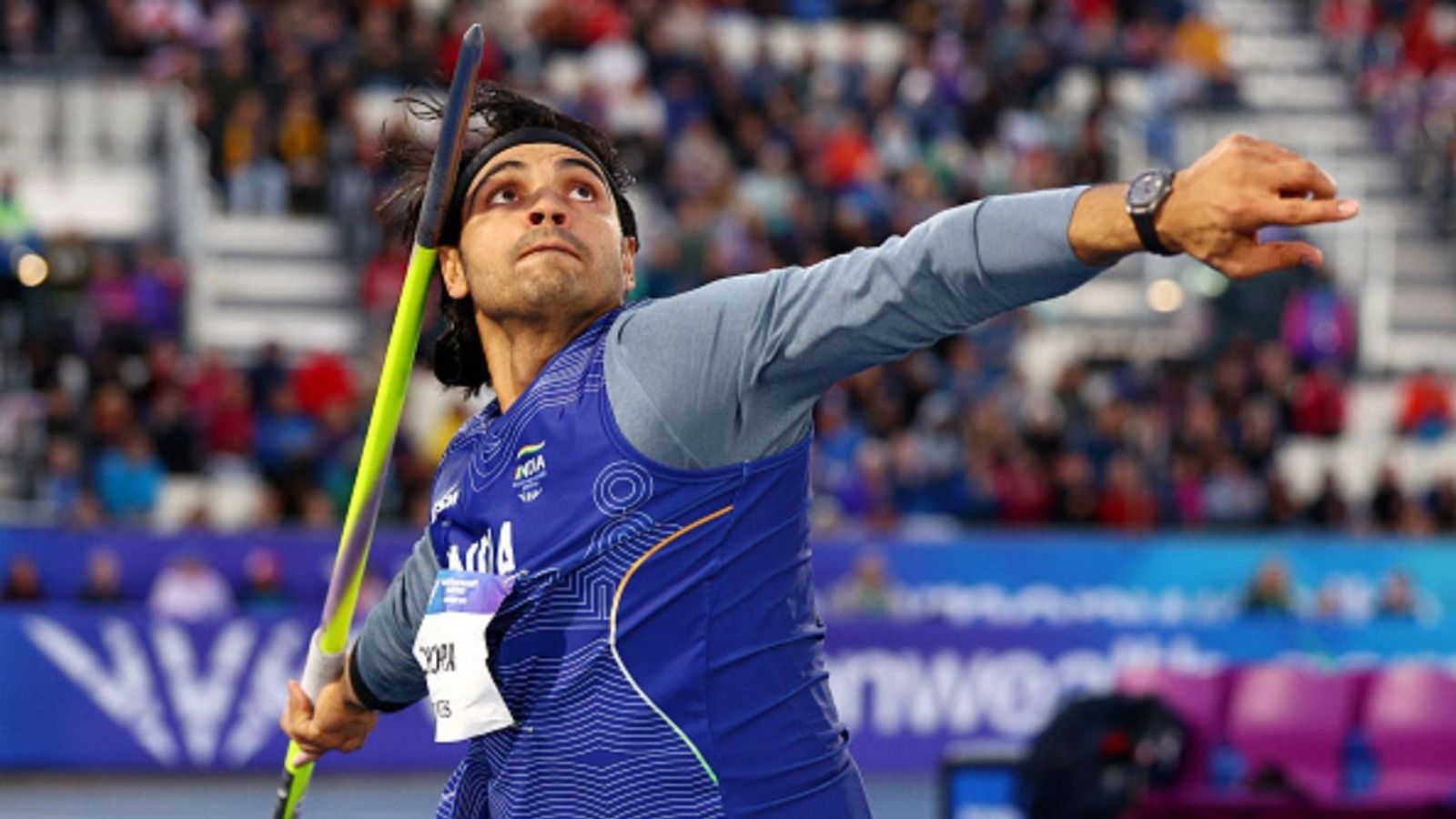 Neeraj Chopra wins silver, Yash Vir Singh adds bronze, Sri Lanka's Pathirage crowned gold medal at CWG 2026 Javelin Neeraj Chopra in the frame (Image via Getty)