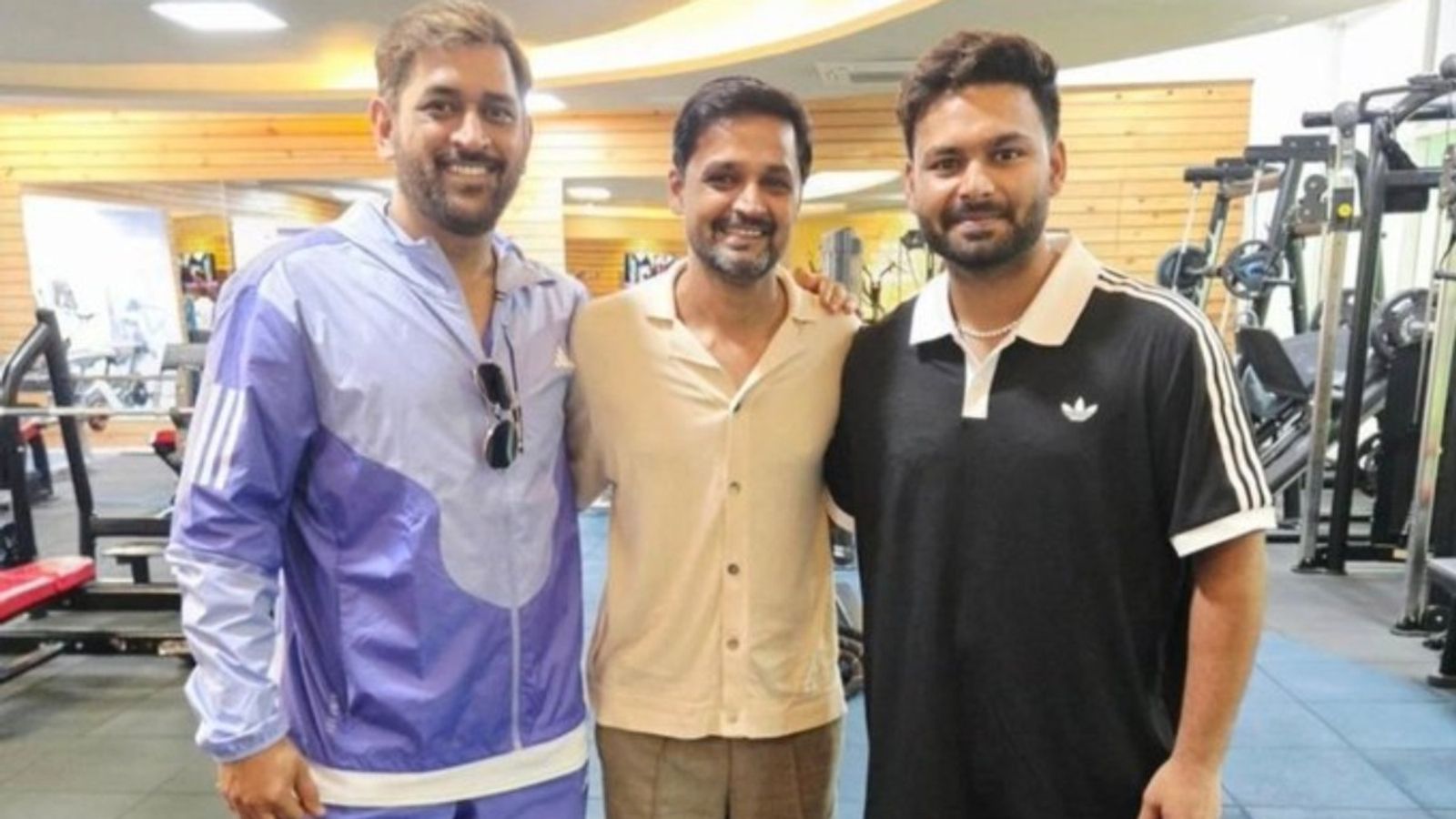 Rishabh Pant spotted training with MS Dhoni ahead of Sri Lanka Tests MS Dhoni, Rishabh Pant and Shahbaz Nadeem in this frame. (X)