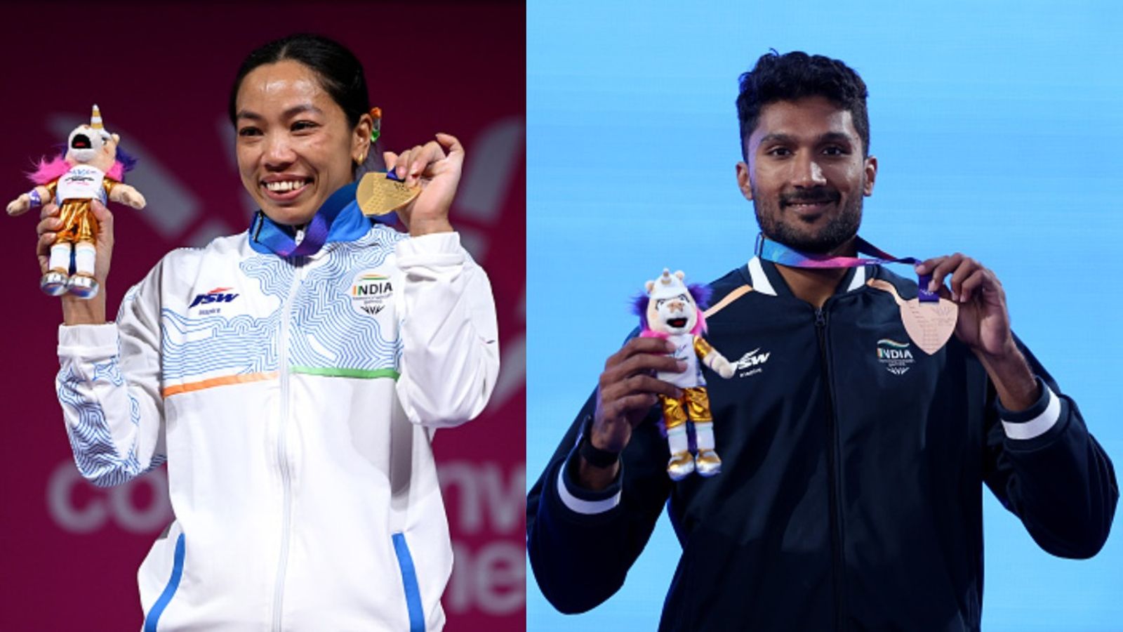 CWG 2026 Medal Table: India's latest position and total medal count revealed Mirabai Chanu and Tejaswin Shankar in the frame (Getty)