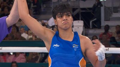CWG 2026: India completes quartet of boxing gold with Priya Ghanghas' golden punch in 60kg final India's star boxer Priya Ghanghas in this frame. (Screenshot)