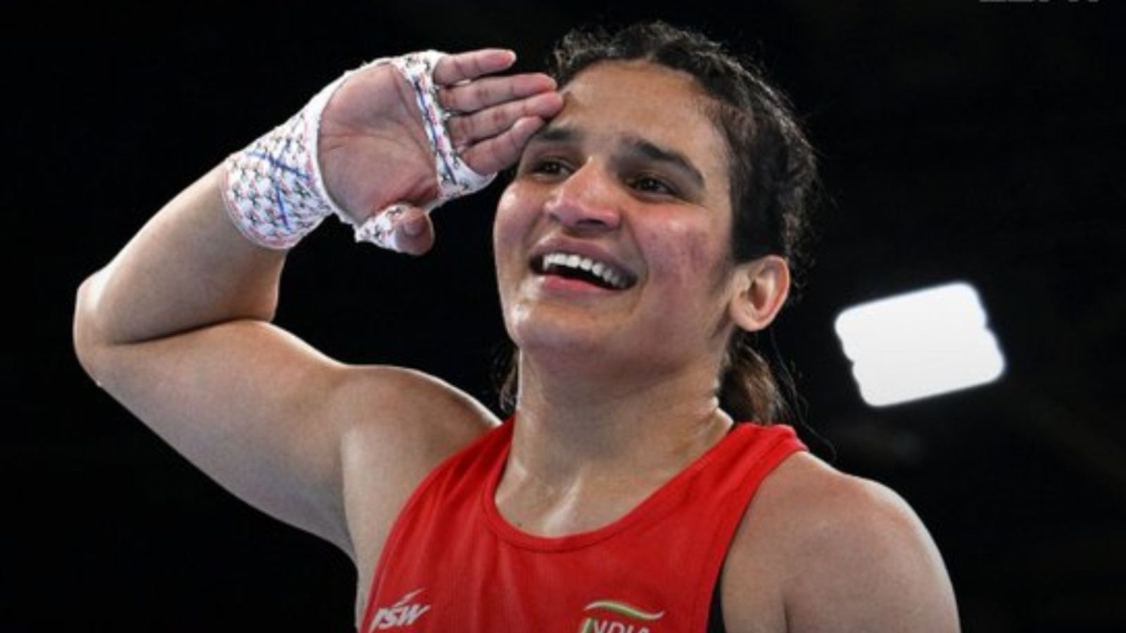 CWG 2026: Indian boxers relish golden shower in Glasgow as Arundhati Choudhary seals 5th yellow metal India's star pugilist Arundhati Choudhary in frame. (Screenshot)