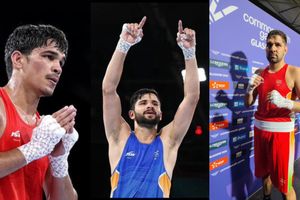 CWG 2026: Sachin Siwach, Ankush Panghal pocket golds, Narender Berwal bags silver for India in boxing SportsTak