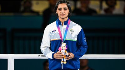 CWG 2026 Medal Table: India rises to fourth with 16-medal blitz Preeti Pawar in this frame. (Getty)