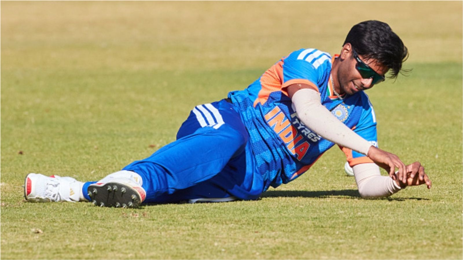 India speedster Mayank Yadav takes wicket with first ball on DPL debut Mayank Yadav in this frame. (Getty)