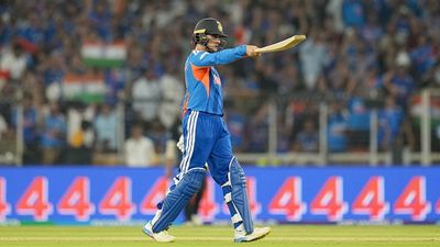 Abhishek Sharma runs riot with double ton, cracks 91-ball 233 riding on 25 sixes to help team post 533/8 India's explosive opener Abhishek Sharma in this frame. (Getty)