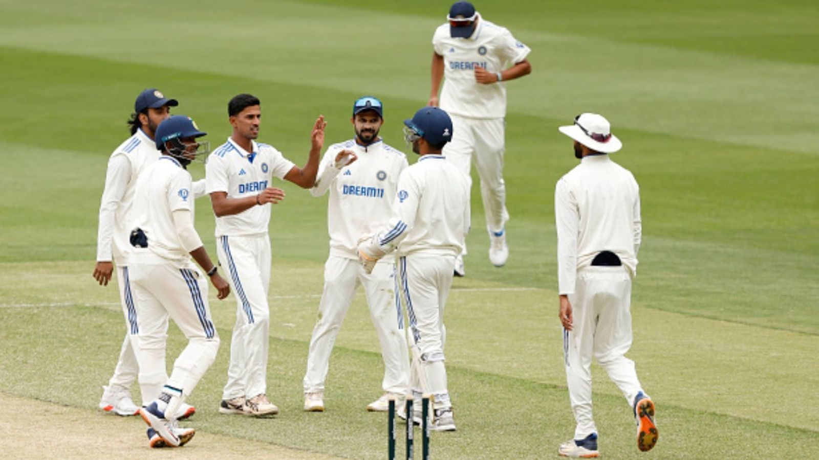Not picked in Test squad, 4 spinners to travel with Shubman Gill's India as net bowlers to Sri Lanka Tanush Kotian of India A celebrates the wicket of Ollie Davies of Australia A during the game at Melbourne Cricket Ground on November 09, 2024 in Melbourne, Australia.