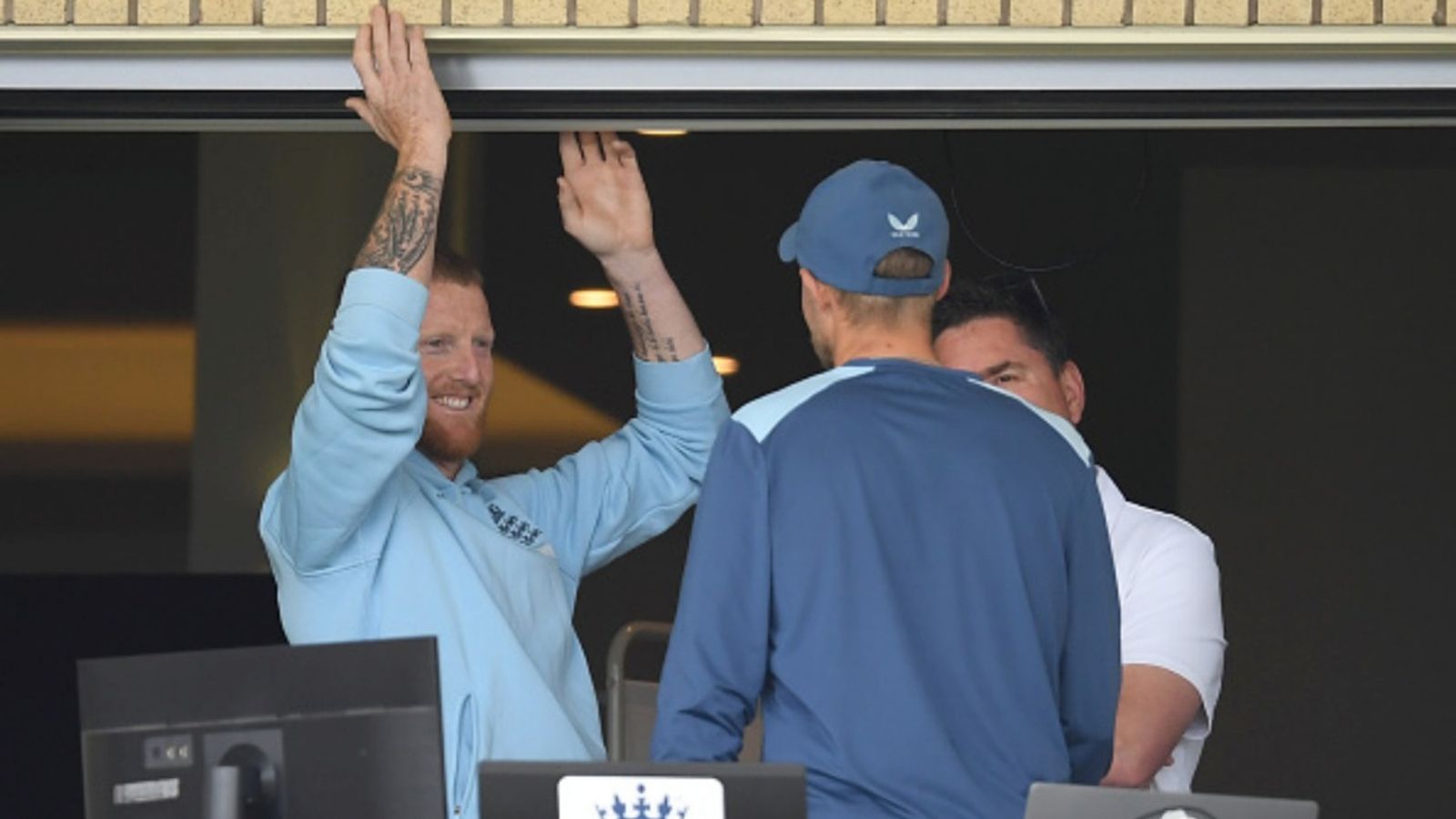 Ben Stokes wants to coach England in future, reveals 'I'm doing my Level 3 coaching now' Ben Stokes and Marcus North (R) of England talk to Joe Root before the final day of the 3rd Test against New Zealand at Trent Bridge on June 29, 2026 in Nottingham, England.