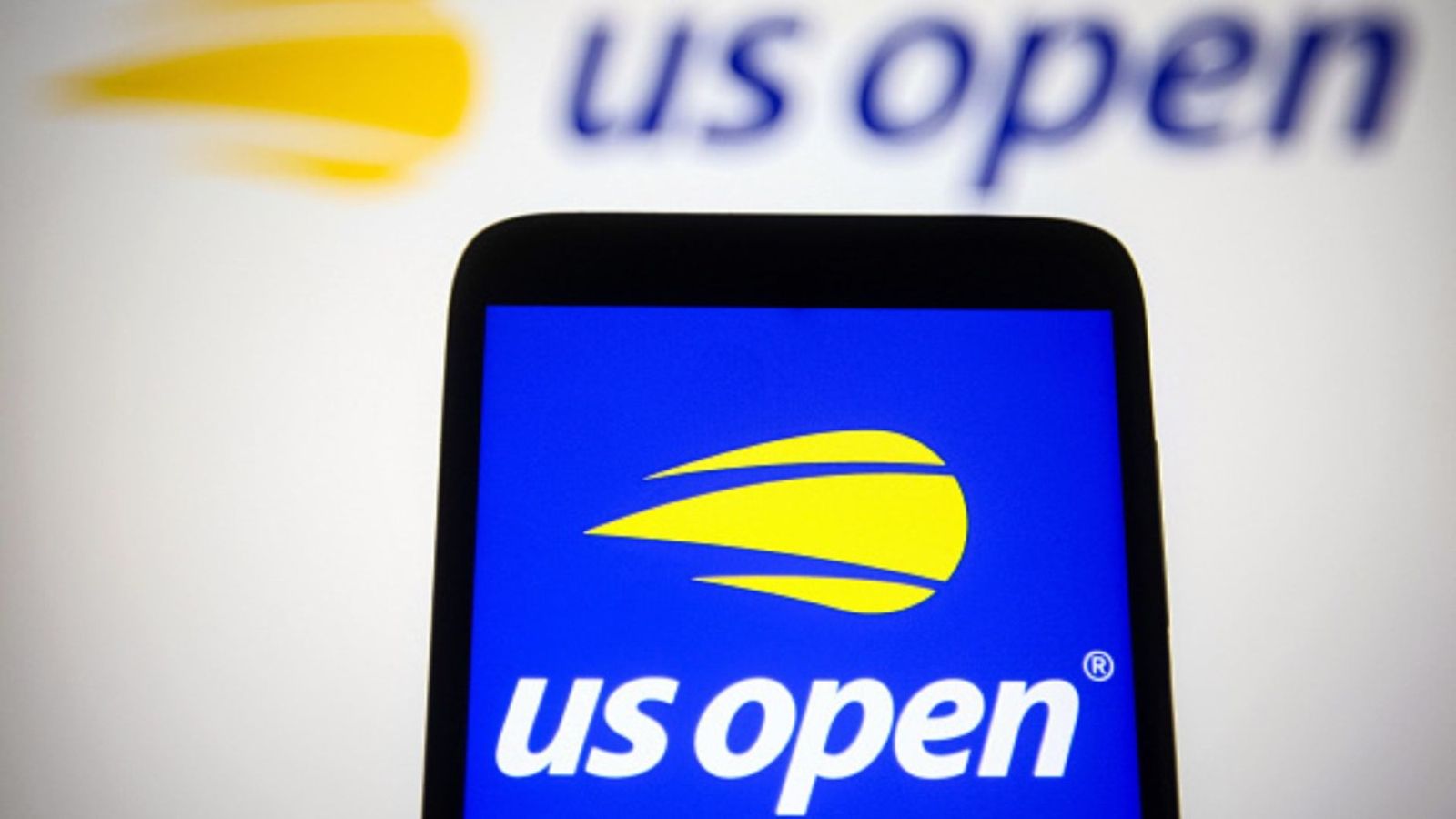 THIS tennis star couple set to play mixed doubles at US Open exciting fans US Open logo in the frame (Image via Getty)