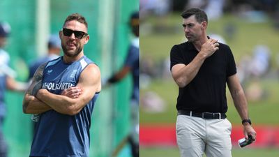 'He’s a little bit like me, but...': McCullum's huge verdict on new England Test coach Stephen Fleming Brendon McCullum and Stephen Fleming in this frame. (Getty)
