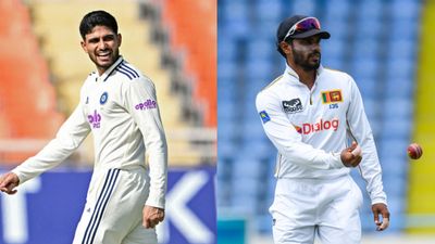 Good news for fans, SLC announces free entry for India Test series Shubman Gill and Dhananjaya de Silva in this frame. (Getty)