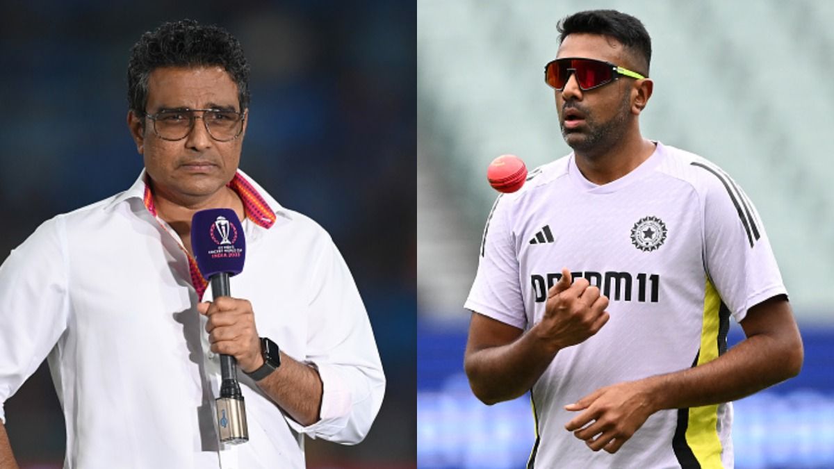 Sanjay Manjrekar and Ravichandran Ashwin in this frame. (Getty) Sanjay Manjrekar and Ravichandran Ashwin in this frame. (Getty)