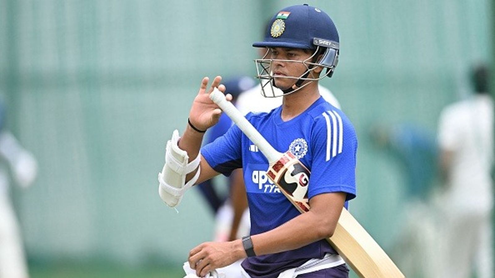 Yashasvi Jaiswal grinds for an hour in nets right after 2-ball duck in IND vs SLC XI warm-up game India's star opener Yashasvi Jaiswal in this frame. (Getty)