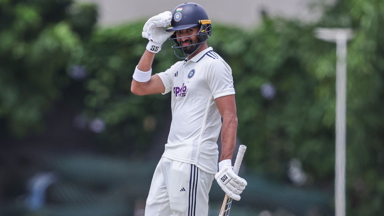 IND vs SLC XI: Padikkal's century helps India give strong retort to Sri Lanka, ends Day 2 at 357/6 India batter Devdutt Padikkal in this frame. (Getty)