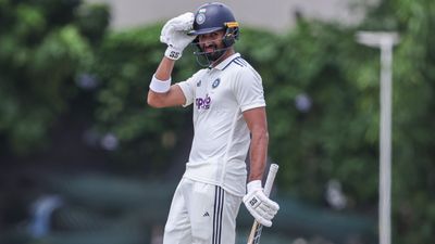 IND vs SLC XI: Padikkal's century helps India give strong retort to Sri Lanka, ends Day 2 at 357/6 India batter Devdutt Padikkal in this frame. (Getty)