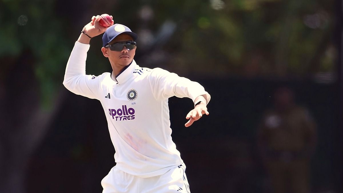 Yashasvi Jaiswal in this frame. (Getty)