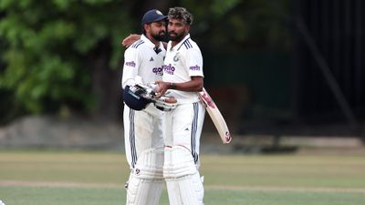 IND vs SLC XI: Siraj steals show with 3 sixes in last over to seal 6-wicket win over Sri Lanka in warm-up India's Mohammed Siraj (R) and Saransh Jain in this frame. (BCCI)