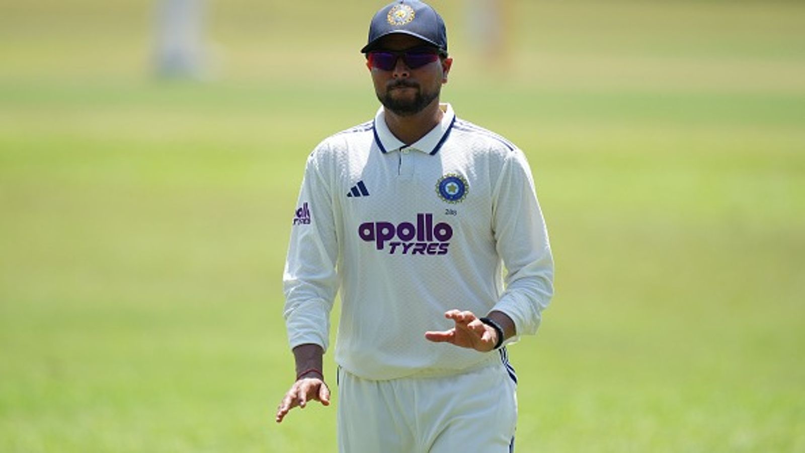 India coach breaks silence on Kuldeep Yadav's missing 2nd-innings spell during warm-up clash vs SLC XI India's ace spinner Kuldeep Yadav in this frame. (Getty)