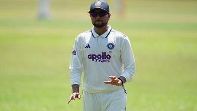 India coach breaks silence on Kuldeep Yadav's missing 2nd-innings spell during warm-up clash vs SLC XI India's ace spinner Kuldeep Yadav in this frame. (Getty)
