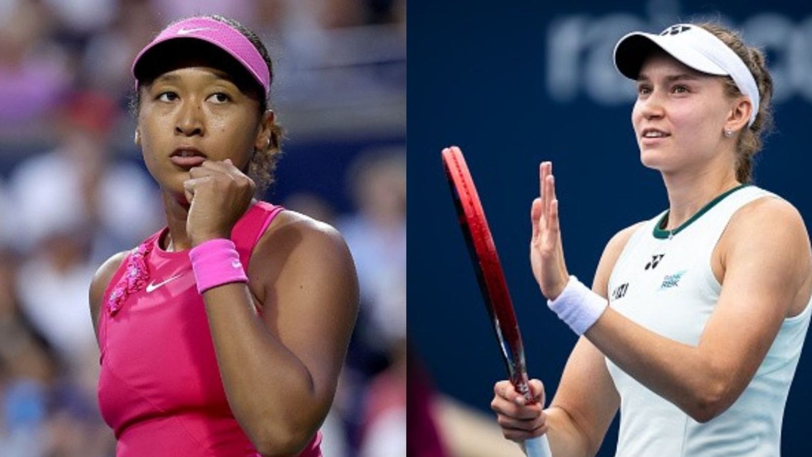 Rybakina and Osaka set for first career clash in Toronto quarter-finals Naomi Osaka and Elena Rybakina in the frame (Images via Getty)