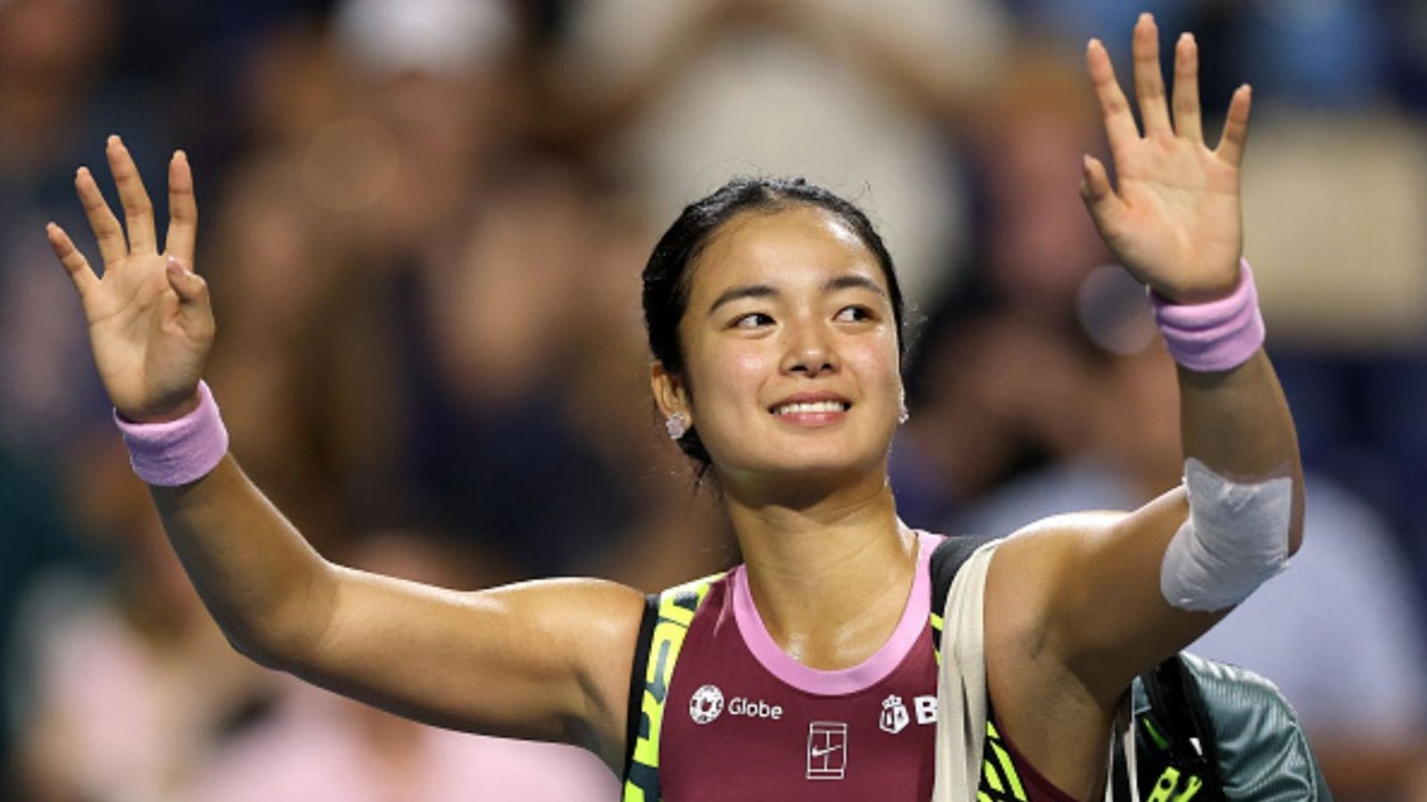 Rising tennis star Alex Eala reveals what she plans to do after Toronto exit Alex Eala in the frame (Image via Getty)