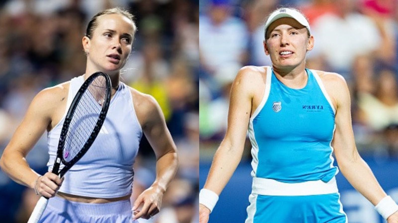 Watch: Svitolina and Alexandrova avoid handshake on court following Russia-Ukraine tension Elina Svitolina and Ekaterina Alexandrova in the frame (Images via Getty)