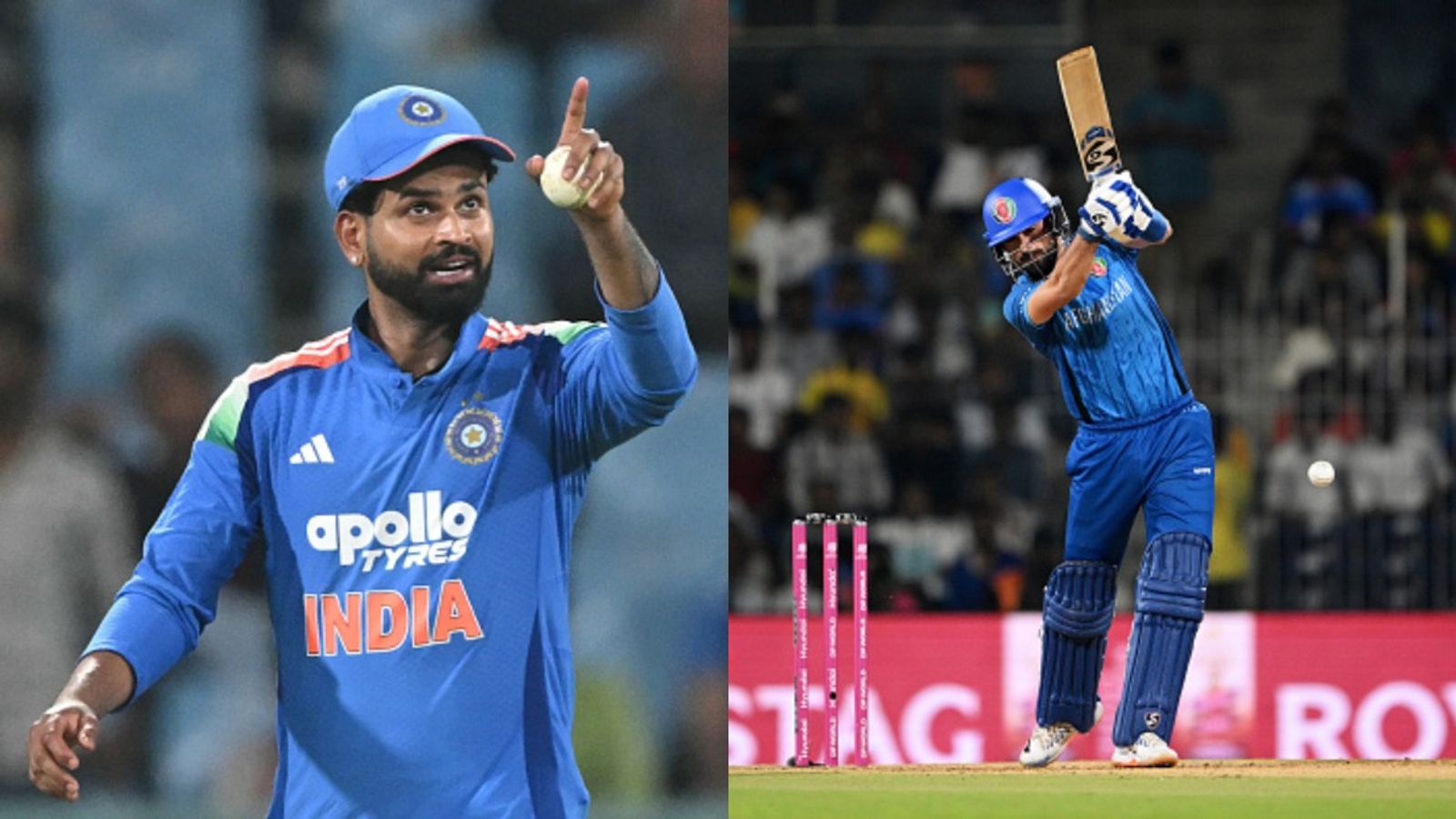 IND vs AFG T20I series dates revealed, matches to be played in Delhi after BCCI approval Shreyas Iyer and Ibrahim Zadran in this frame. (Getty)
