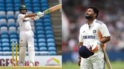 Rishabh Pant drops in ICC Test Batting Rankings as Babar Azam returns to Top 10 Babar Azam and Rishabh Pant in this frame. (Getty)
